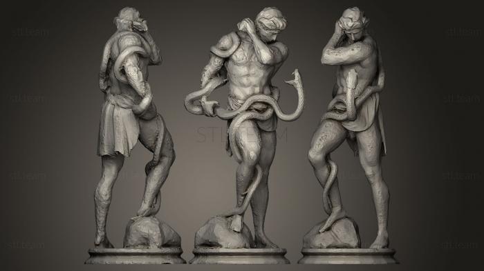 3D модель Статуя со змеей (STL)
